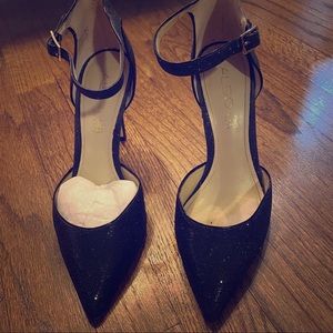 Aldo embellished ankle strap pumps in 6.5